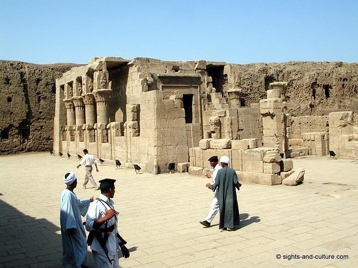 Edfu Horus temple ancient wall